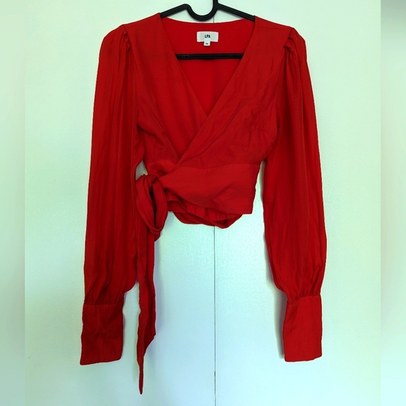 LPA crop top - Top 434 in candy red, size XS - Picture 4 of 7